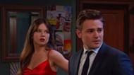 Johnny and Joy taken by surprise at the New Year's Eve party in the upcoming week of Days of Our Lives (Image via @dayspeacock / Instagram)